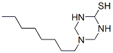 tetrahydro-5-octyl-1,3,5-triazine-2-thiol  Structure