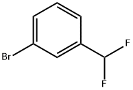 1-BROMO-3-(DIFLUOROMETHYL)BENZENE Struktur