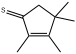 2,3,4,4-Tetramethyl-2-cyclopentene-1-thione Struktur