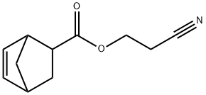 Bicyclo[2.2.1]hept-5-ene-2-carboxylic acid, 2-cyanoethyl ester (9CI) Struktur