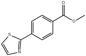 METHYL 4-THIAZOL-2-YL-BENZOATE Struktur