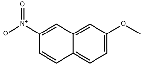 2-METHOXY-7-NITRO NAPHTHALENE Struktur