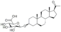 (3β)-Allopregnanolone 3-β-D-Glucuronide Struktur