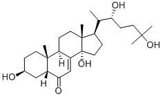 2-脫氧蛻皮激素, 31575-91-4, 結(jié)構(gòu)式