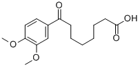 8-(3,4-DIMETHOXYPHENYL)-8-OXOOCTANOIC ACID Struktur