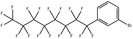 1-BROMO-3-(HEPTADECAFLUOROOCTYL)-BENZENE Structure