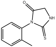 1-(2-甲基苯基)-2-硫烷基-4,5-二氫-1H-咪唑-5-酮 結(jié)構(gòu)式