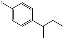 Benzene, 1-fluoro-4-(1-methylenepropyl)- (9CI) Struktur