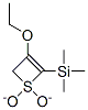 Silane, (3-ethoxy-1,1-dioxido-2H-thiet-4-yl)trimethyl- (9CI) Struktur