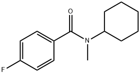 N-Cyclohexyl-4-fluoro-N-MethylbenzaMide, 97% Struktur