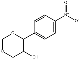 4-(4-硝基苯基)-1,3-二氧己環(huán)-5-醇 結(jié)構(gòu)式