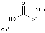 carbonic acid, ammonium copper salt Struktur