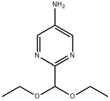 2-(DIETHOXYMETHYL)PYRIMIDIN-5-AMINE Struktur