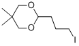 2-(3-Iodopropyl)-5,5-dimethyl-1,3-dioxane Struktur