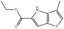 ETHYL 3-METHYL-4H-THIENO[3,2-B]PYRROLE-5-CARBOXYLATE Structure
