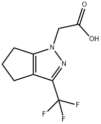 (3-TRIFLUOROMETHYL-5,6-DIHYDRO-4H-CYCLOPENTA-PYRAZOL-1-YL)-ACETIC ACID|(3-三氟甲基-5,6-二氫-4氫-環(huán)戊-吡唑-1-基)-乙酸