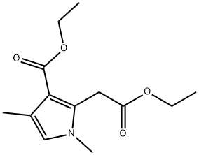 ethyl 3-(ethoxycarbonyl)-1,4-dimethyl-1H-pyrrole-2-acetate