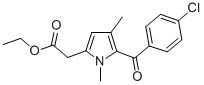 ethyl 5-(4-chlorobenzoyl)-1,4-dimethyl-1H-pyrrole-2-acetate