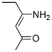 3-Hexen-2-one, 4-amino- (8CI,9CI) Struktur