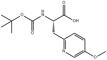 3-(5-METHOXYPYRIDIN-2-YL)-N-BOC-L-ALANINE
 Struktur