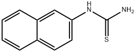 1-(2-naphthyl)-2-thiourea Struktur