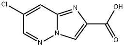 7-CHLORO-IMIDAZO[1,2-B]PYRIDAZINE-2-CARBOXYLIC ACID Struktur