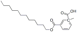 Isophthalic acid 1-dodecyl 3-methyl ester Struktur