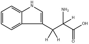 DL-色氨酸-2,3,3-D3, 340257-61-6, 結(jié)構(gòu)式