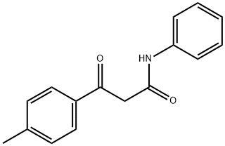 4-METHYL-BETA-OXO-N-PHENYL-BENZENEPROPANAMIDE Struktur
