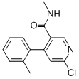 6-CHLORO-N-METHYL-4-O-TOLYL-NICOTINAMIDE Struktur