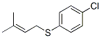 1-CHLORO-4-[(3-METHYL-2-BUTENYL)THIO] BENZENE Struktur
