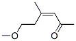 3-Hexen-2-one, 6-methoxy-4-methyl-, (3Z)- (9CI) Struktur