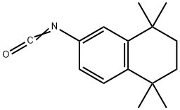 5,5,8,8-TETRAMETHYL-5,6,7,8-TETRAHYDRO-2-NAPHTHALENYL ISOCYANATE Struktur