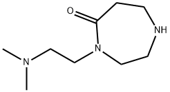 4-(2-Dimethylamino-ethyl)-[1,4]diazepan-5-one Structure