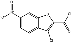 3-氯-6-硝基-1-苯并噻吩-2-甲酰氯, 34576-82-4, 結(jié)構(gòu)式