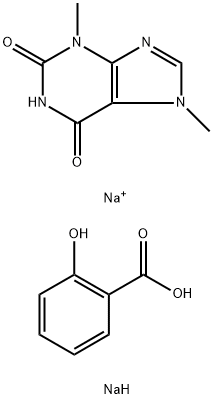 THEOBROMINE SALICYLATE DISODIUM SALT MONOHYDRATE Struktur