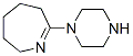2H-Azepine,3,4,5,6-tetrahydro-7-(1-piperazinyl)-(9CI) Struktur