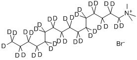 HEXADECYLTRIMETHYLAMMONIUM BROMIDE-D33 Struktur