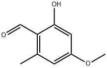4-Methoxy-6-methylsalicylaldehyde Struktur