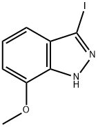 3-IODO-7-METHOXY-1H-INDAZOLE Struktur