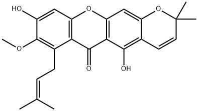 9-ヒドロキシカラバキサントン 化學(xué)構(gòu)造式