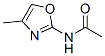 2-Acetylamino-4-methyloxazole Struktur