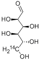 D-GLUCOSE-6-14C Struktur