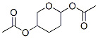 Diacetic acid tetrahydro-2H-pyran-2,5-diyl ester Struktur
