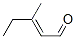 3-Methyl-2-pentenal Struktur