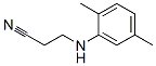 3-[(2,5-DIMETHYLPHENYL)AMINO]PROPANENITRILE Struktur