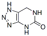 5H-1,2,3-Triazolo[4,5-d]pyrimidin-5-one, 1,4,6,7-tetrahydro- (9CI) Struktur