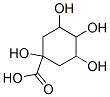 1,3,4,5-tetrahydroxycyclohexanecarboxylic acid Struktur