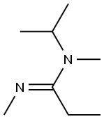 Propanimidamide,N,N-dimethyl-N-(1-methylethyl)-,(1E)-(9CI) Structure