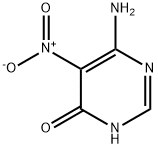 4(1H)-Pyrimidinone, 6-amino-5-nitro-
 Struktur